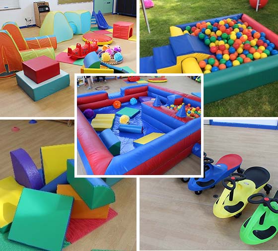 inflatable soft play hire